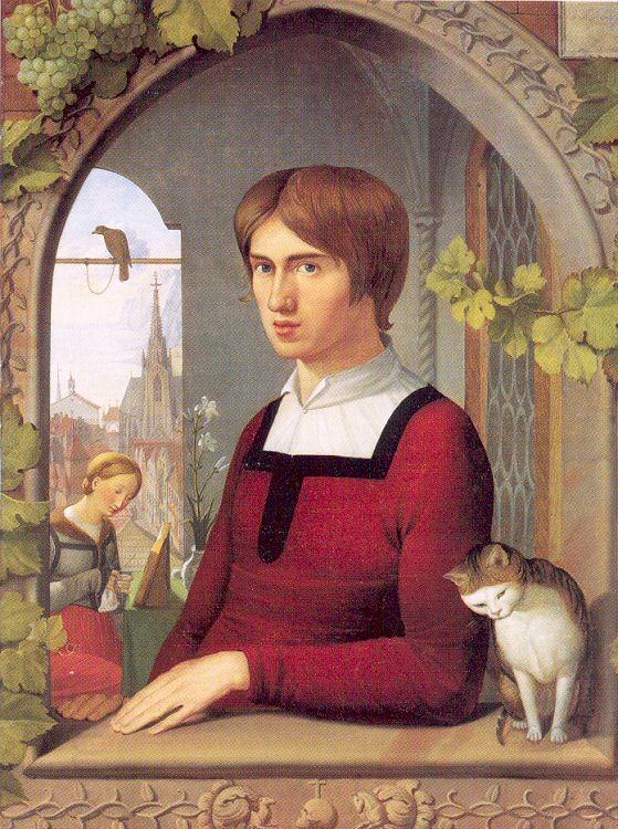 Overbeck, Johann Friedrich The Painter Franz Pforr oil painting picture